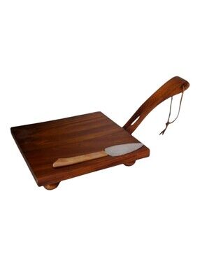 MCM Cheeseboard Footed Adirondack Bowls Inc. Vintage Mid-century
